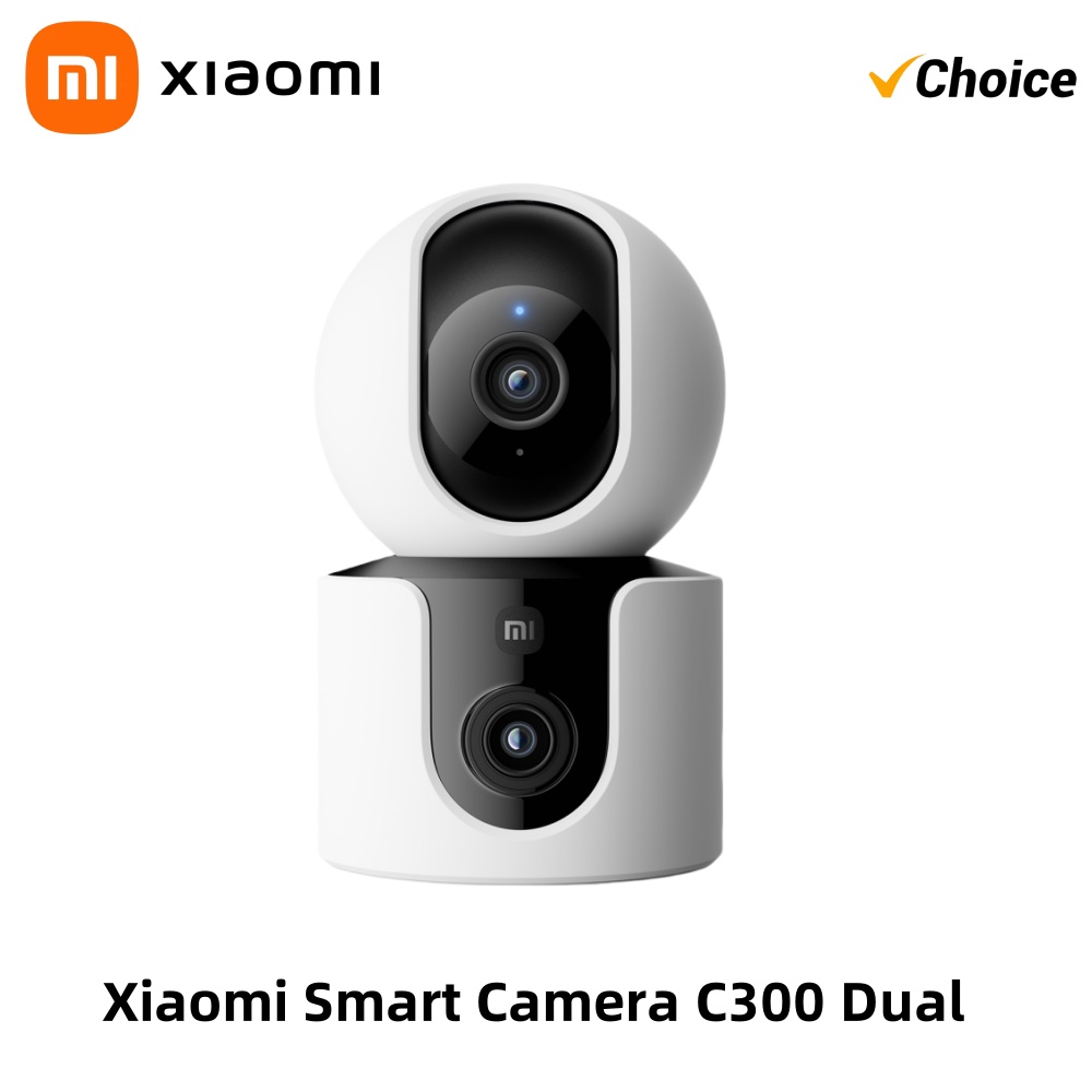 Home Security Camera 360 Xiaomi - كاميرا Xiaomi C300 الذكية بعدسة مزدوجة