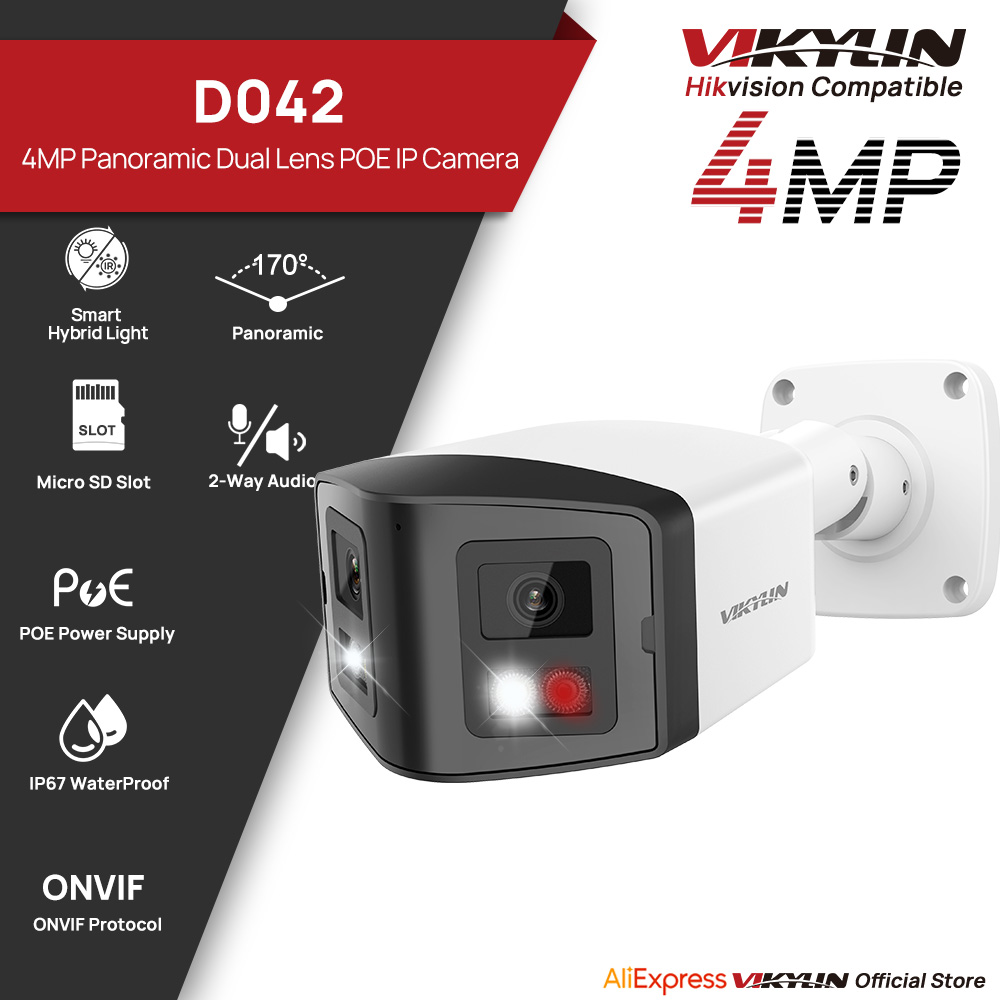 Home Security Lights Outdoors - فيكيلين 170 ° كاميرا IP أمنية
