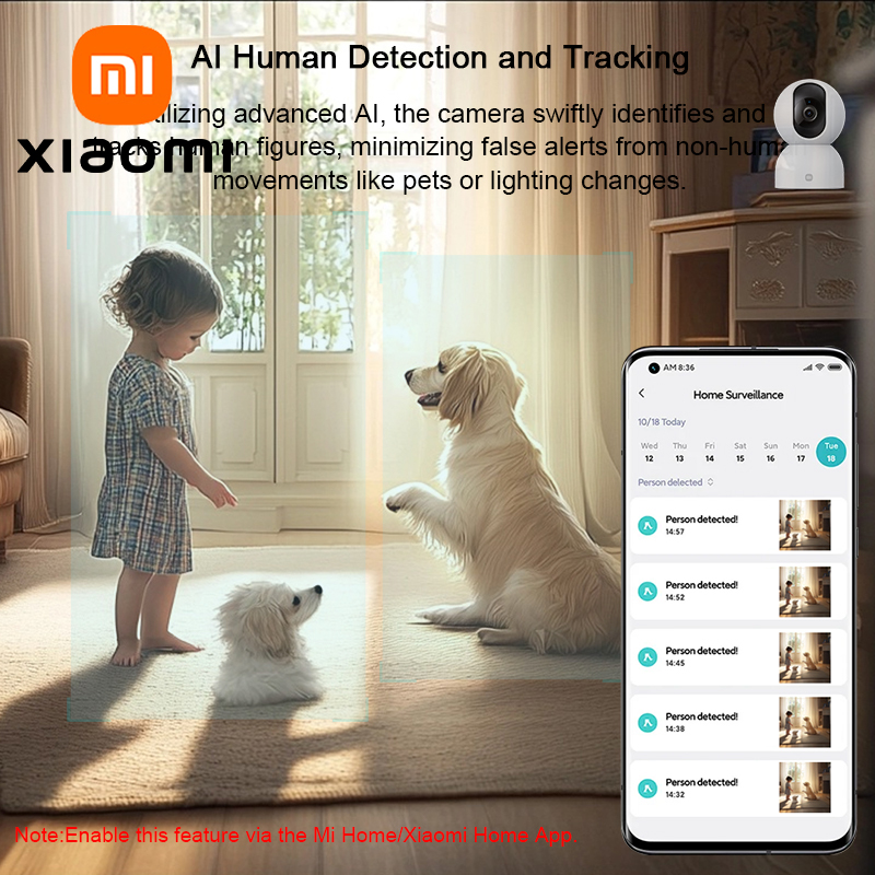 Home Security Camera 360 Xiaomi - كاميرا شاومي الذكية للأمن المنزلي بتقنية