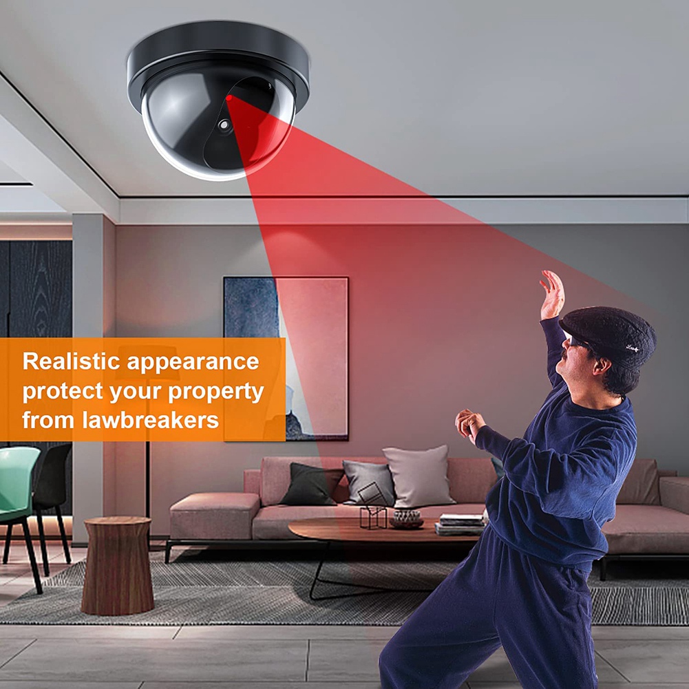 Home Security Lights Outdoors - كاميرا أمان وهمية، كاميرا وهمية مع