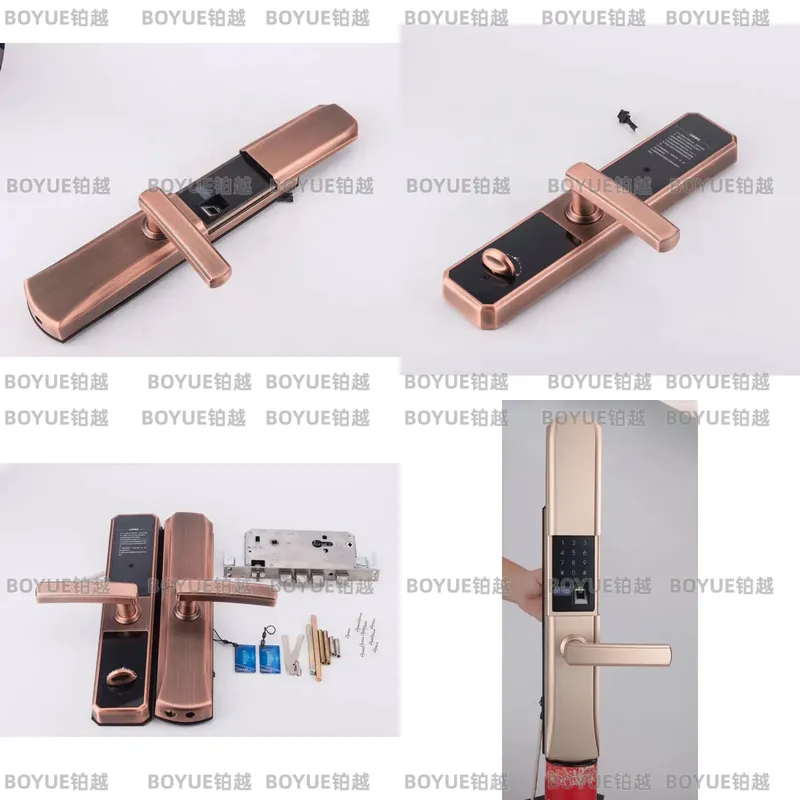 Home Security Lock System - قفل ذكي ببصمة الإصبع مع غطاء