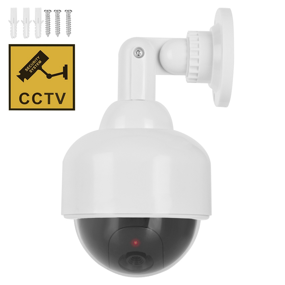 Home Security Lights Outdoors - كاميرا وهمية مقاومة للماء واقعية مع