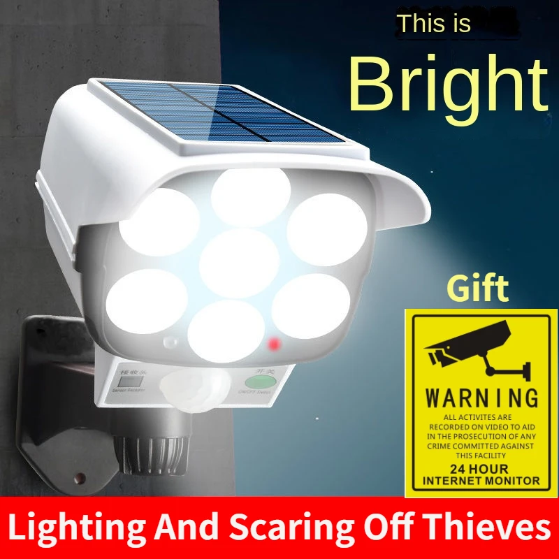Home Security Outdoor Cameras - في الهواء الطلق ضوء الشمس محس