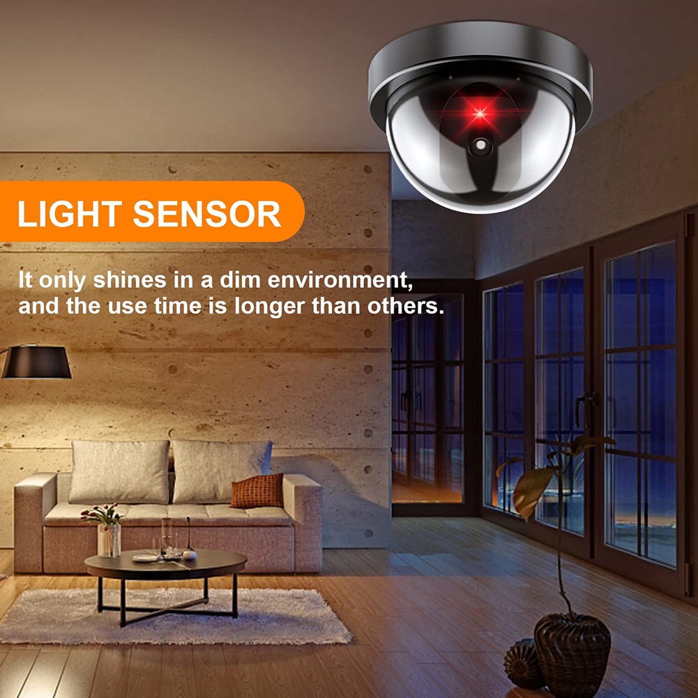 Home Security Lights Outdoors - كاميرا أمان وهمية A55T، كاميرا وهمية