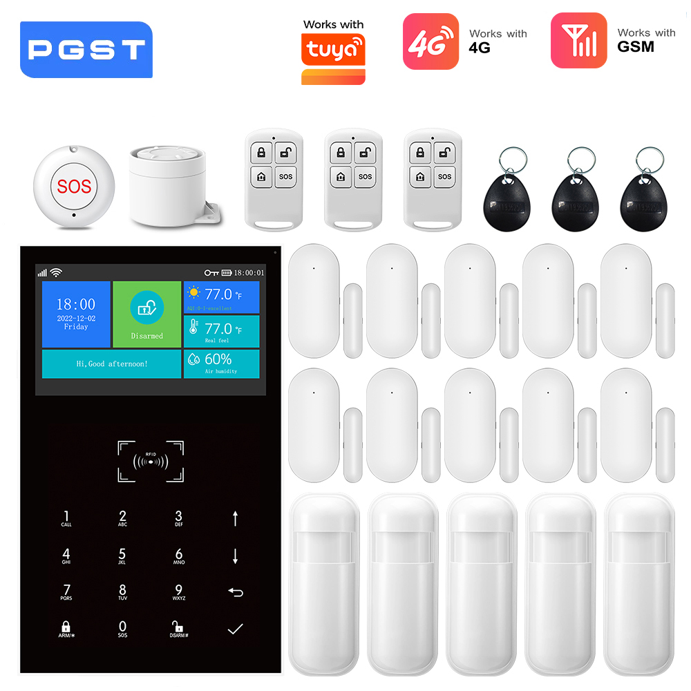 Home Security Technician - نظام إنذار 4G GSM واي فاي