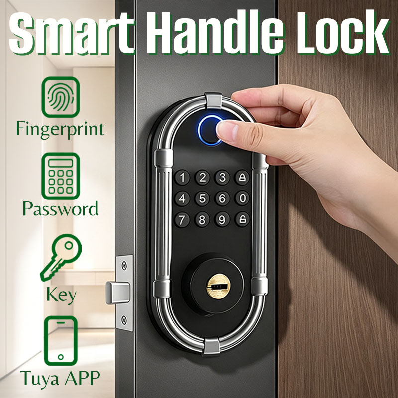 Home Security Lock System - قفل ذكي إلكتروني ببصمة الإصبع من