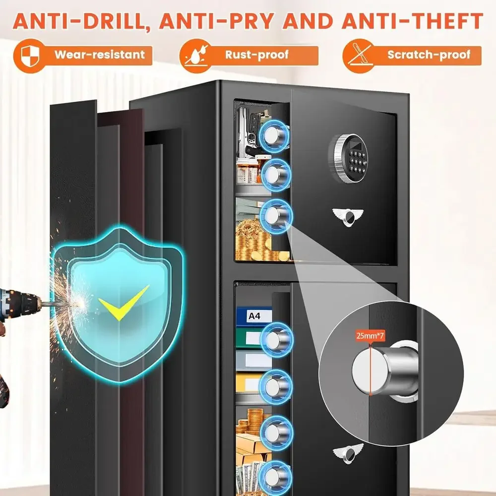 خزنة أمان مزدوجة الأبواب بارتف - مراجعة Home Security Officer وسعره