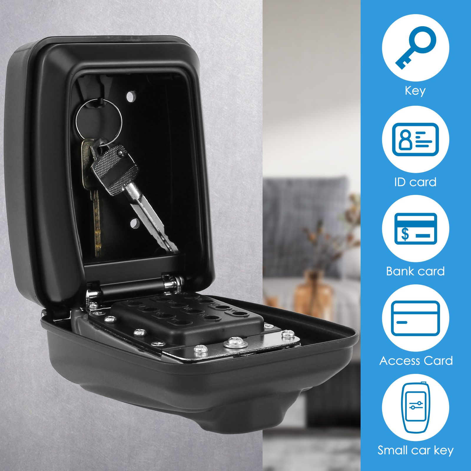 مفتاح اقفال الصناديق جدار جبل  - مراجعة Home Security Officer وسعره