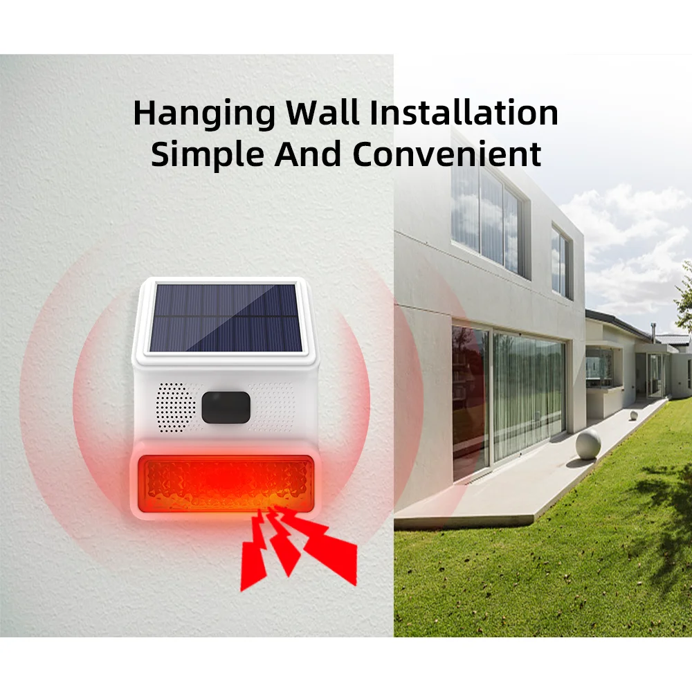 جهاز إنذار خارجي لاسلكي 433 مي - مراجعة Home Security Lights Outdoors وسعره