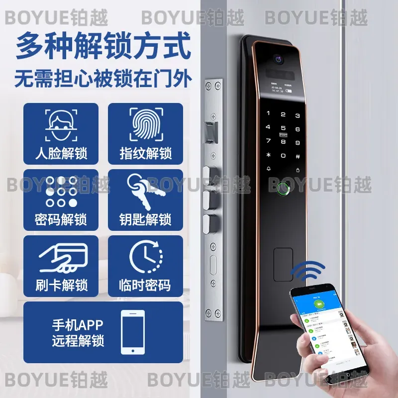 قفل باب ذكي من سبائك الزنك مع  - مراجعة Home Security Lock System وسعره