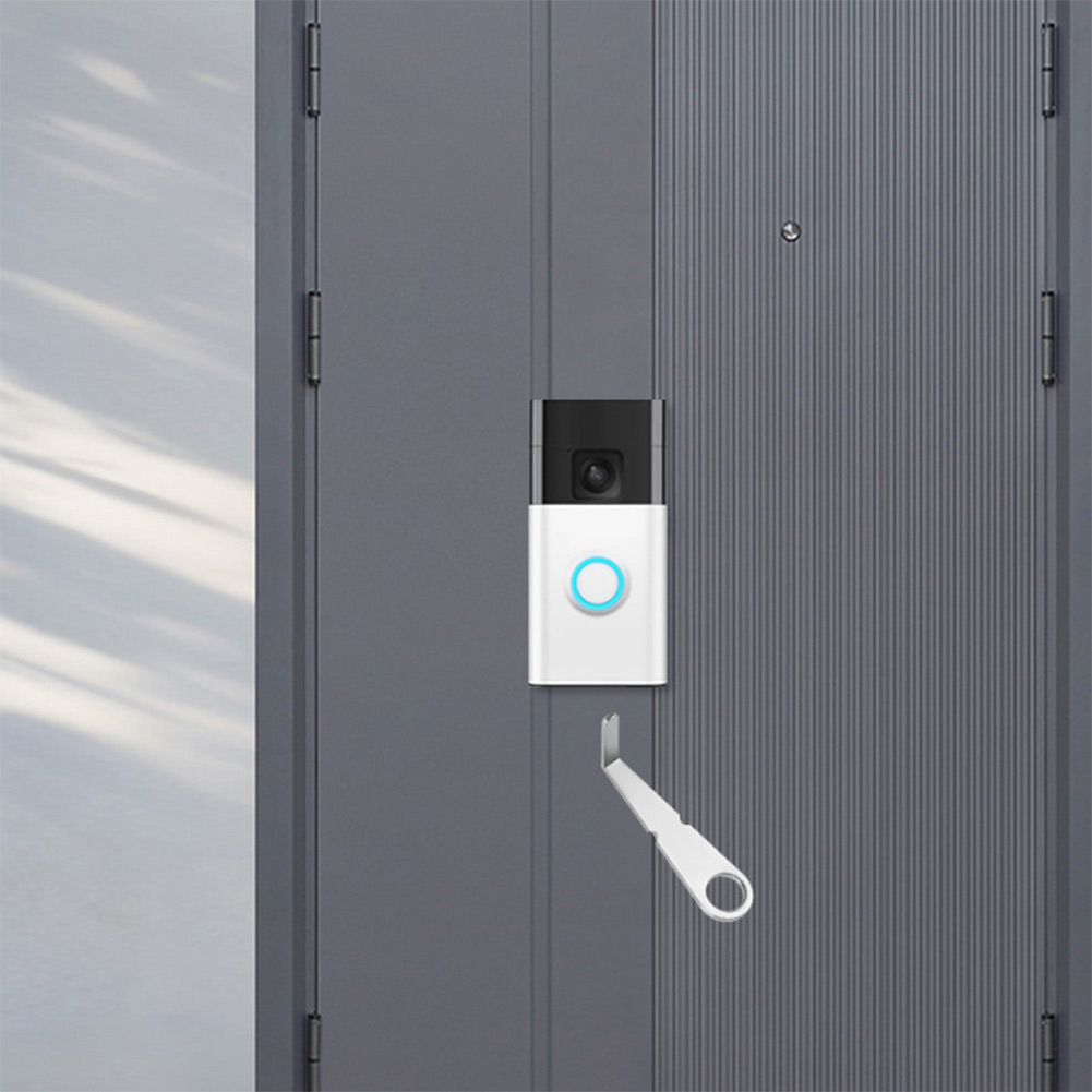مفتاح فضي لجرس الباب بالفيديو  - مراجعة Home Security Ring وسعره