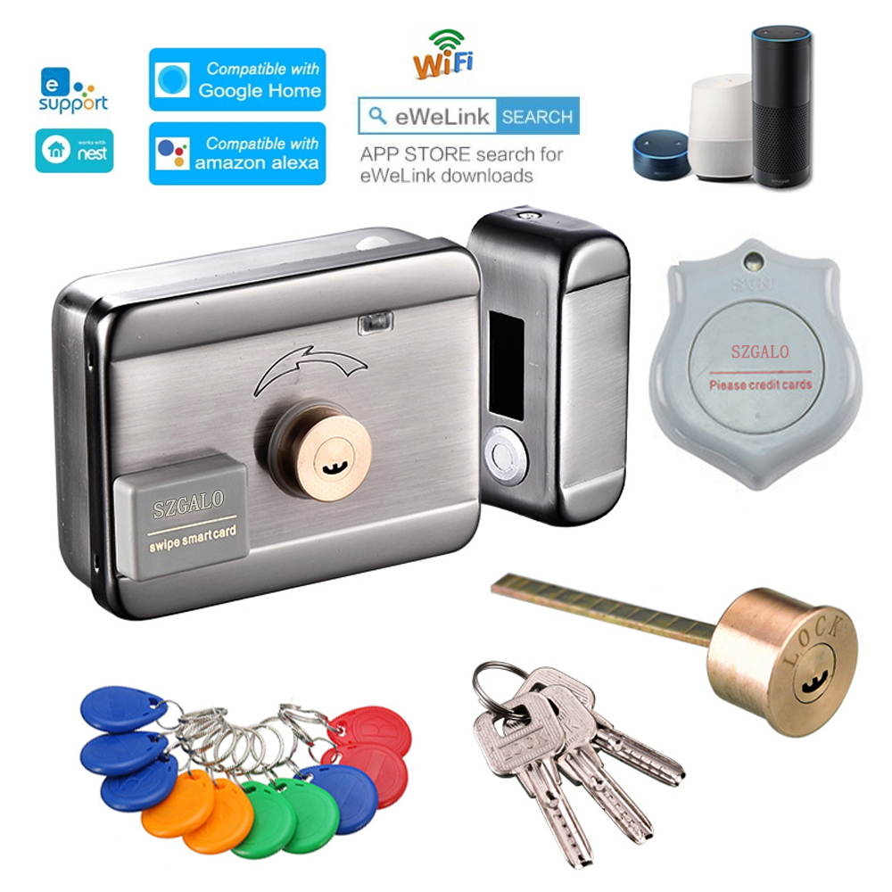 واي فاي التحكم قفل كهربائي قفل - مراجعة Home Security Ring System وسعره