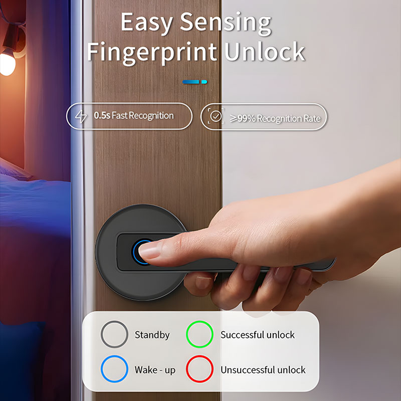 قفل أمان للمنزل بمقبض رافعة، ق - مراجعة Home Security Lock System وسعره