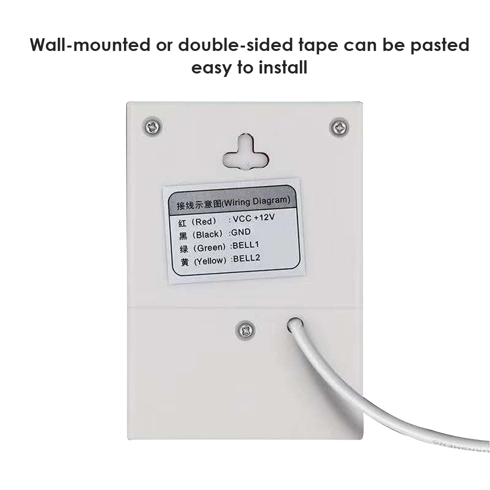 السلكية الجرس DC12V التحكم في  - مراجعة Home Security Ring System وسعره