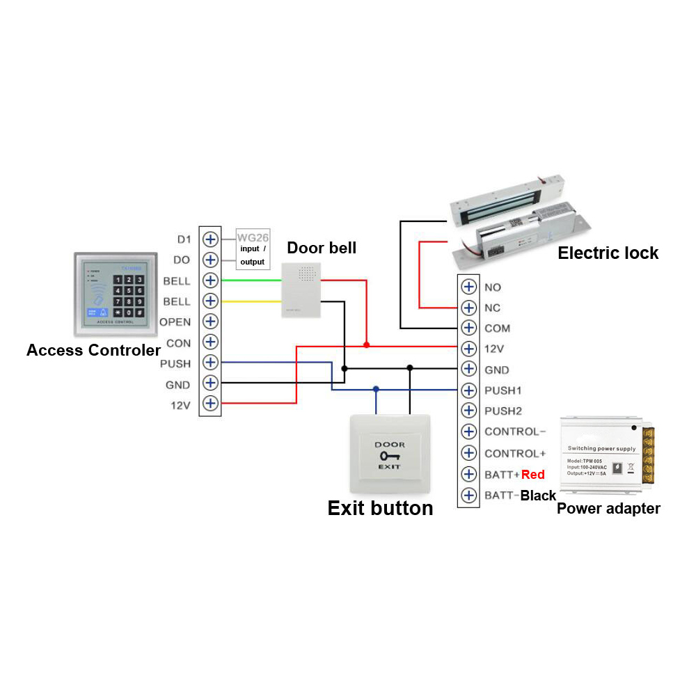 السلكية الجرس DC12V التحكم في  - مراجعة Home Security Ring System وسعره