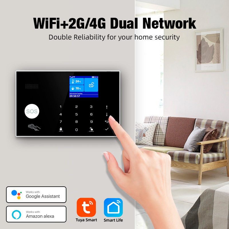 إنذار KERUI 4G مع زر حلقة جرس  - مراجعة Home Security Ring System وسعره