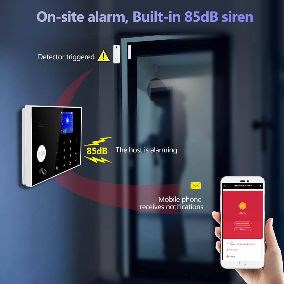 إنذار KERUI 4G مع زر حلقة جرس  - مراجعة Home Security Ring System وسعره