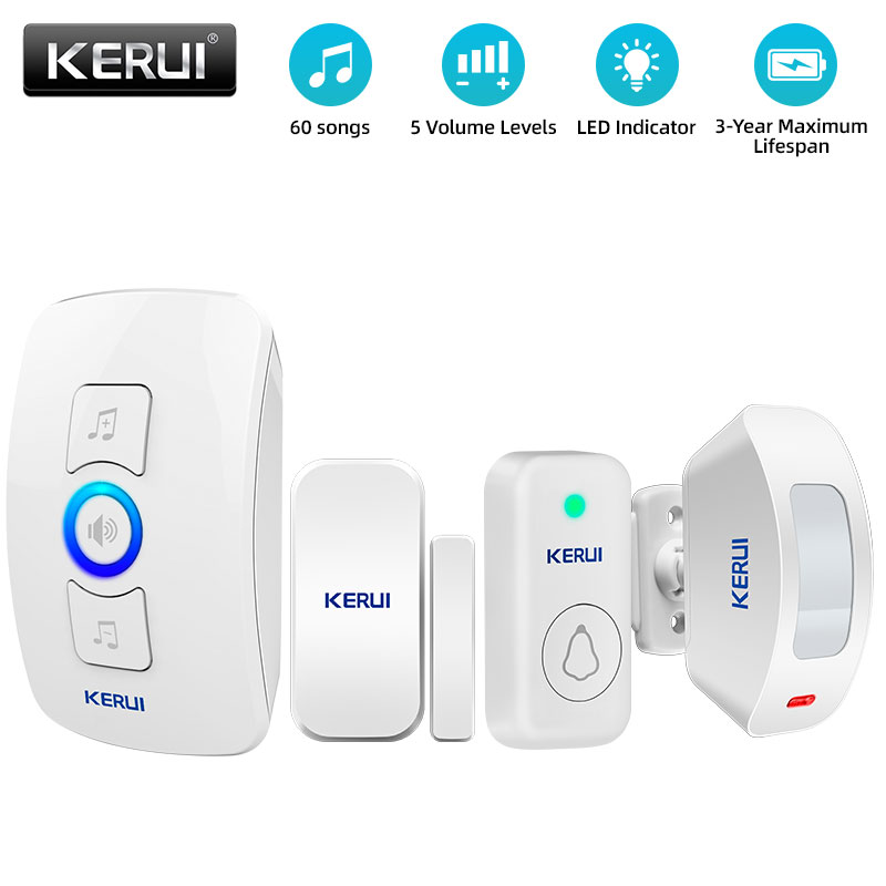 KERUI جرس الباب اللاسلكي أمن ا - مراجعة Home Security Ring وسعره