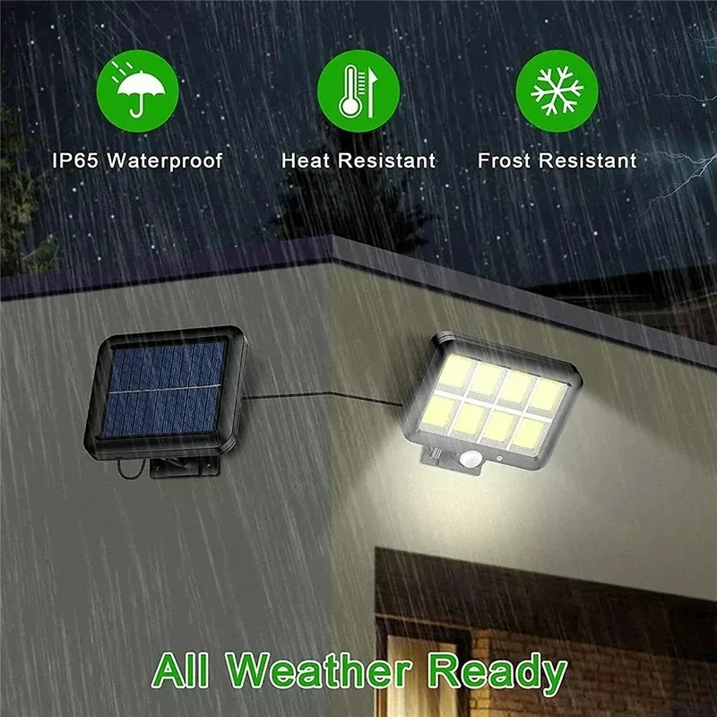 LED الشمسية سبليت الجدار مصباح - مراجعة Home Security Lights Outdoors وسعره