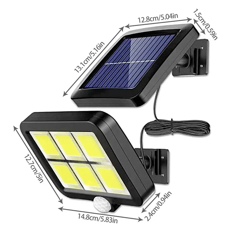 LED الشمسية سبليت الجدار مصباح - مراجعة Home Security Lights Outdoors وسعره