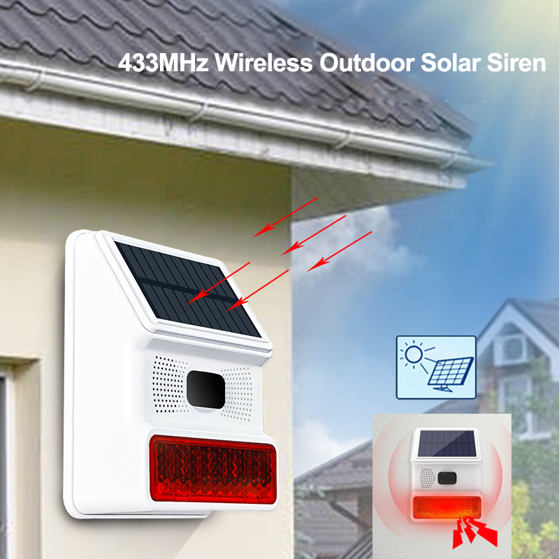 TAIBOAN 433MHZ اللاسلكية الشمس - مراجعة Home Security Lights Outdoors وسعره