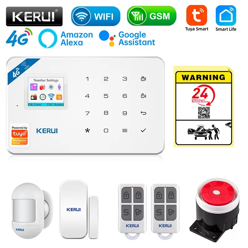 KERUI نظام إنذار أمان عدة W184 - مراجعة Home Security Technician وسعره