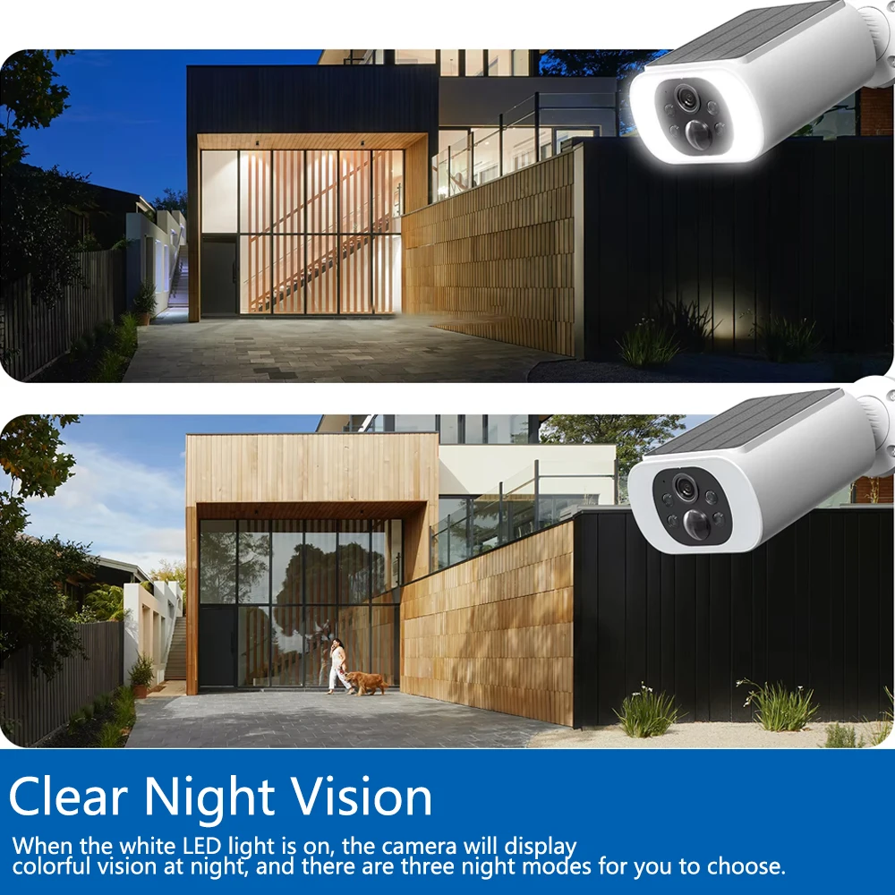 كاميرا أمان لاسلكية تعمل بالطا - مراجعة Home Security Outdoor Cameras وسعره