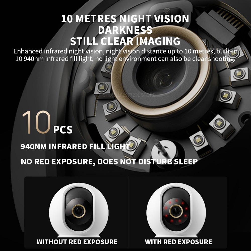 كاميرا شاومي الذكية C700 بدقة  - مراجعة Home Security Camera 360 Xiaomi وسعره
