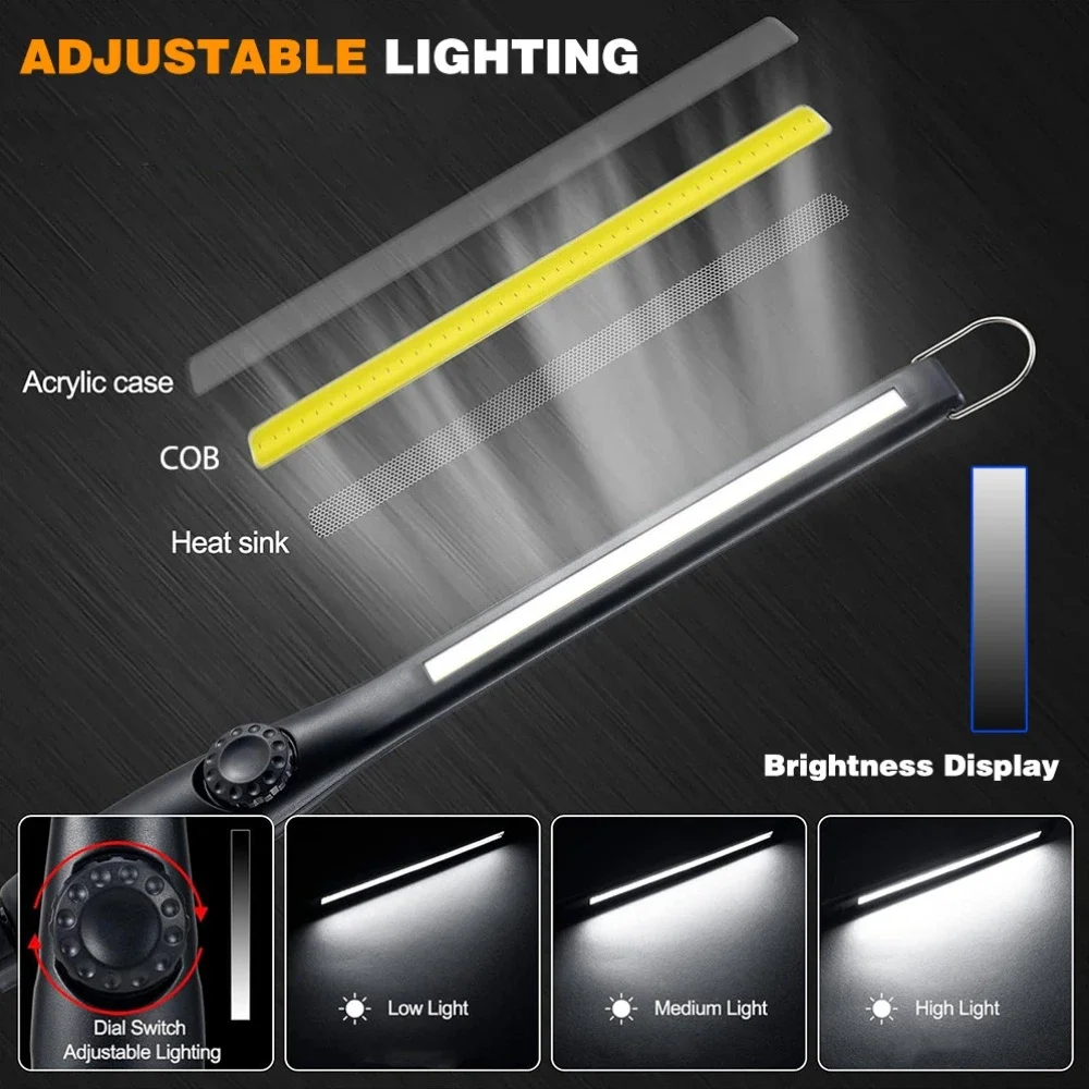 USB قابلة للشحن 700LM LED ضوء  - مراجعة Home Security Jobs وسعره