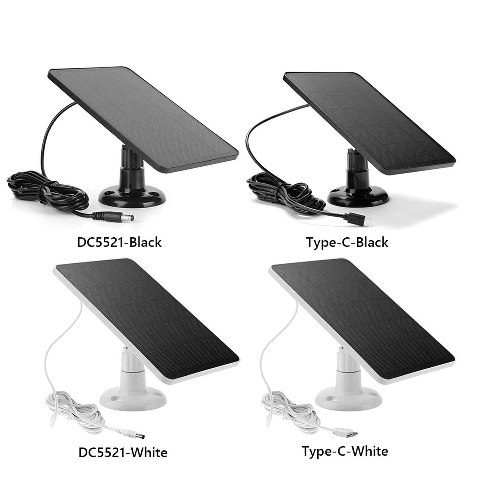 لوح شمسي 10 واط 5 فولت DC5521  - مراجعة Home Security Lights Outdoors وسعره