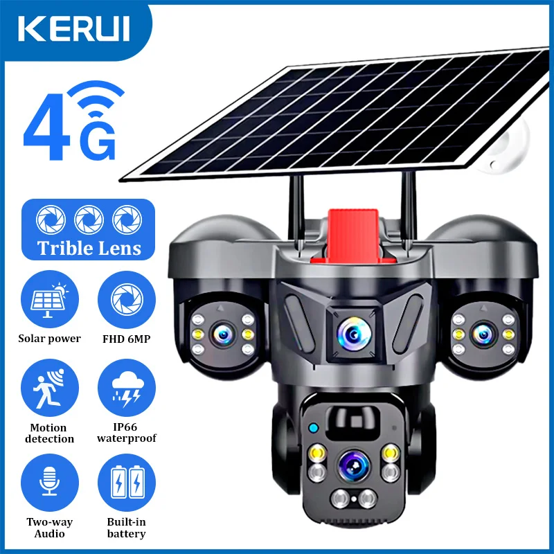 KERUI في الهواء الطلق PTZ 6MP  - مراجعة Home Security Outdoor Cameras وسعره