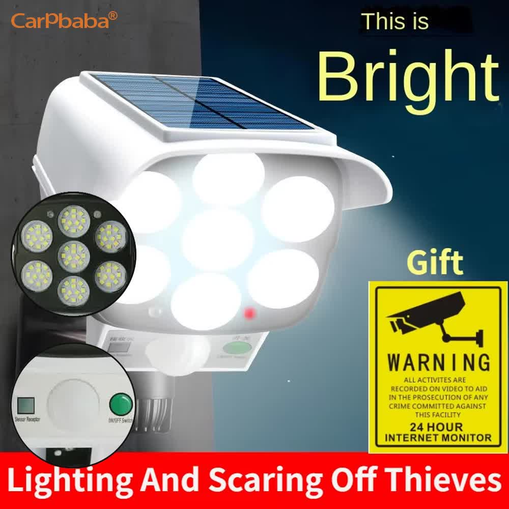 في الهواء الطلق ضوء الشمس محس  - مراجعة Home Security Lights Outdoors وسعره